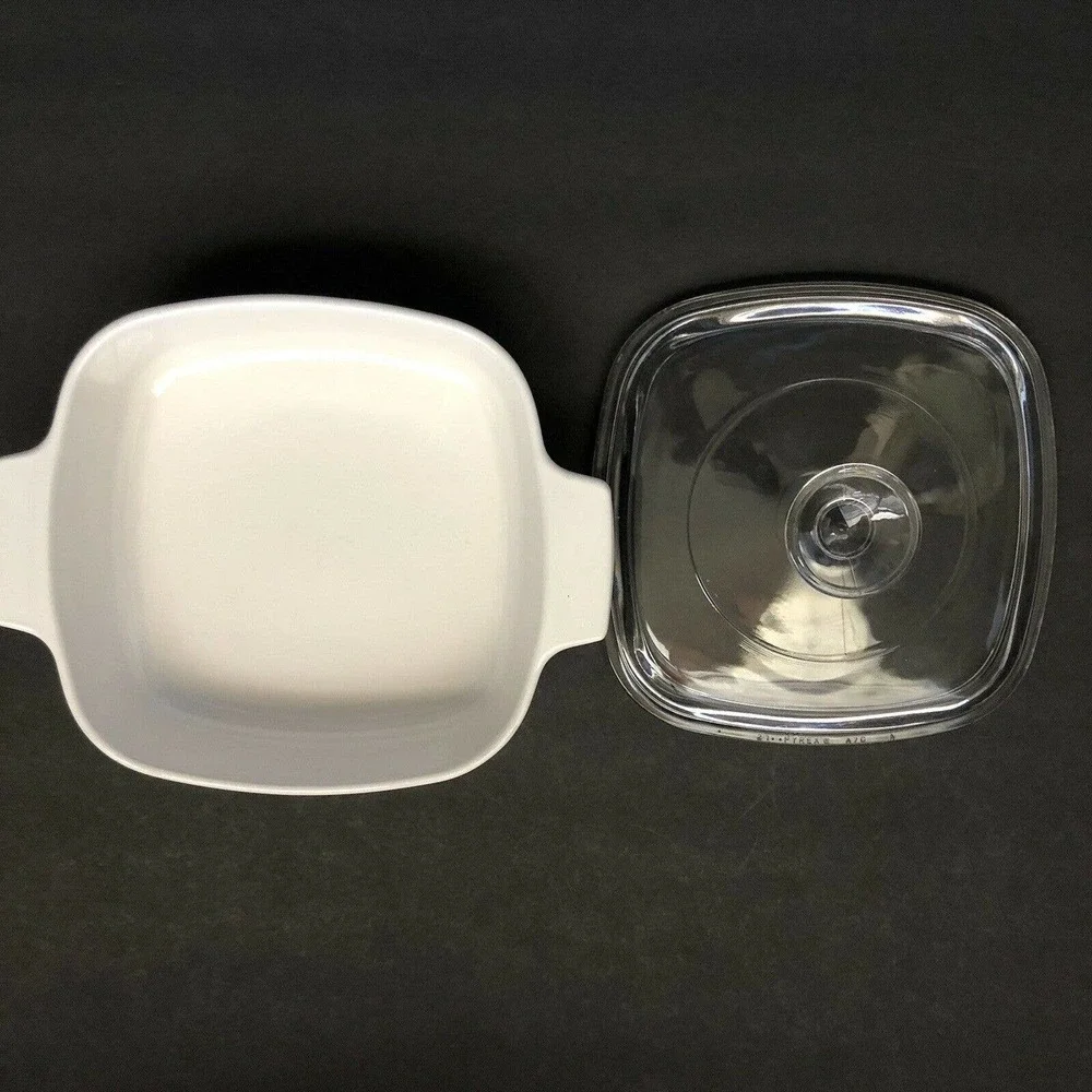 Vtg Corning Spice of life 1 Liter A-1-B L’Echalote Casserole Pyrex Glass Lid A7C